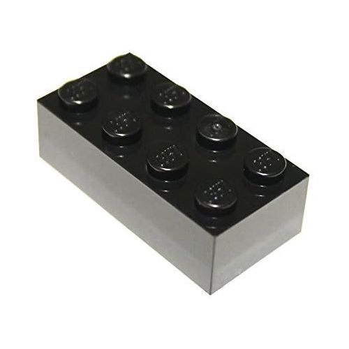  LEGO Parts and Pieces: Black 2x4 Brick x100
