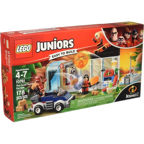  LEGO Juniors/4+ The Incredibles 2 The Great Home Escape 10761 Building Kit (178 Piece)