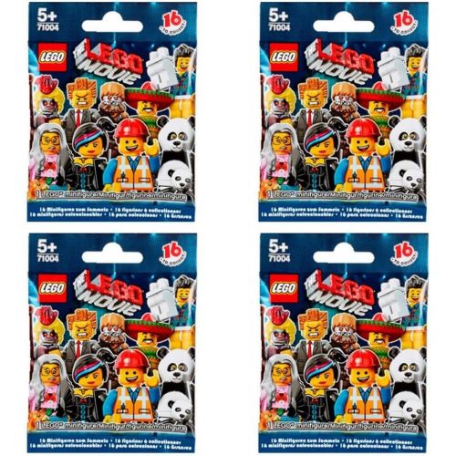  LEGO Minifigures - The Movie Series 71004 (Four Random Packs)