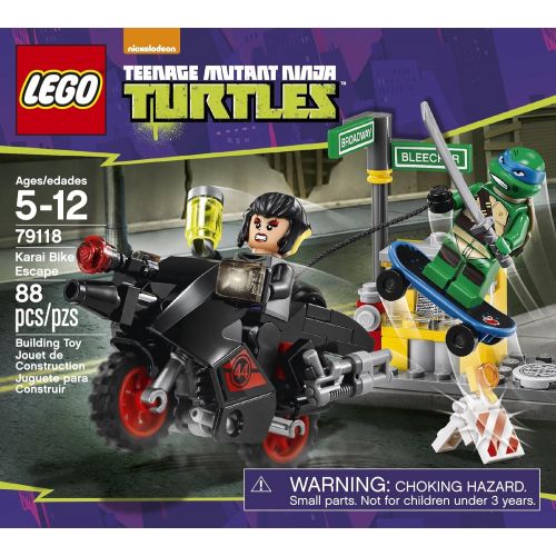  LEGO, Teenage Mutant Ninja Turtles, Karai Bike Escape Building Set (79118)