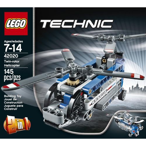  LEGO Technic 42020 Twin-Rotor Helicopter Model Kit