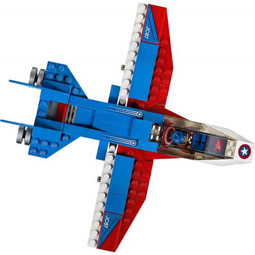  LEGO Super Heroes Captain America Jet Pursuit 76076 Building Kit (160 Pieces)