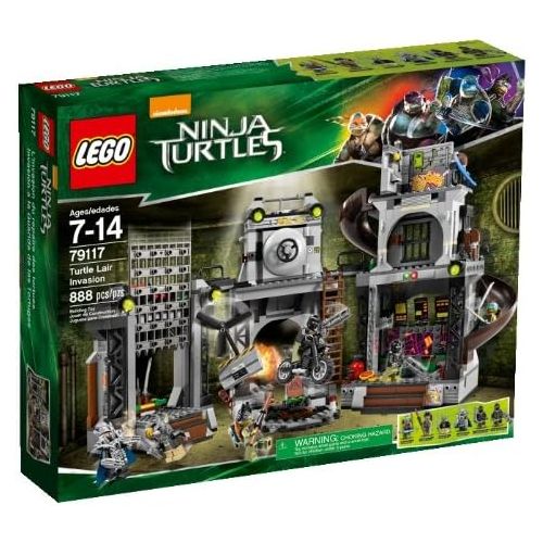  LEGO Ninja Turtles 79117 Turtle Lair Invasion Building Set