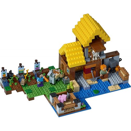  LEGO Minecraft The Farm Cottage 21144 Building Kit (549 Piece)