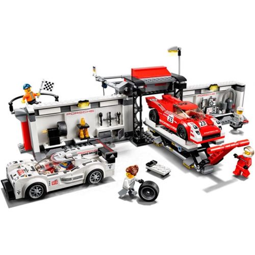  Lego Speed Champions Porsche 919 Hybrid and 917K Pit Lane 75876