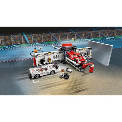  Lego Speed Champions Porsche 919 Hybrid and 917K Pit Lane 75876