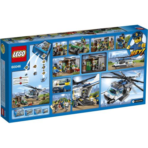  LEGO City Police Helicopter Surveillance Building Set 60046