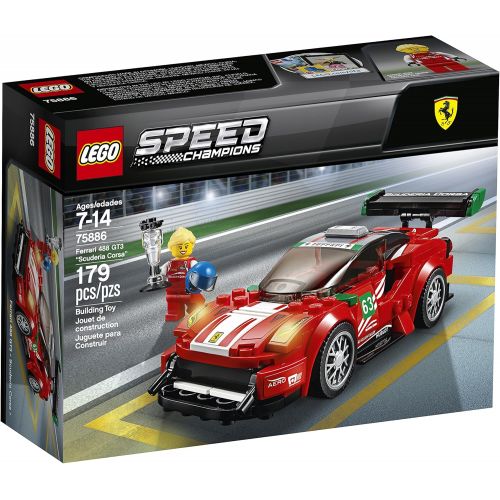  LEGO Speed Champions Ferrari 488 GT3 “Scuderia Corsa” 75886 Building Kit (179 Pieces)