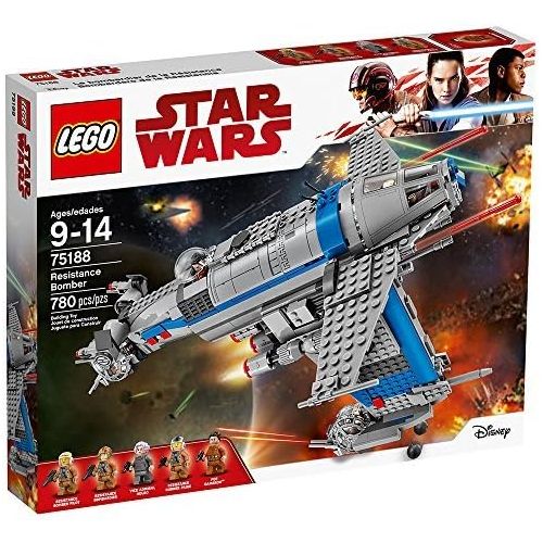  LEGO Star Wars Episode VIII Resistance Bomber 75188 Building Kit (780 Piece)