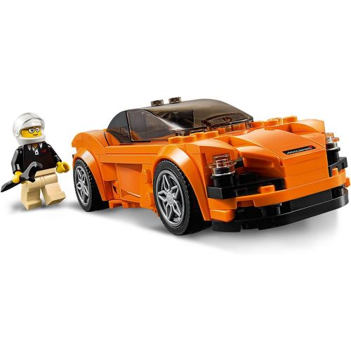  LEGO 75880 Speed Champions McLaren 720S Building Toy, 161pcs, Orange/Black