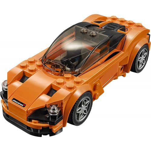  LEGO 75880 Speed Champions McLaren 720S Building Toy, 161pcs, Orange/Black