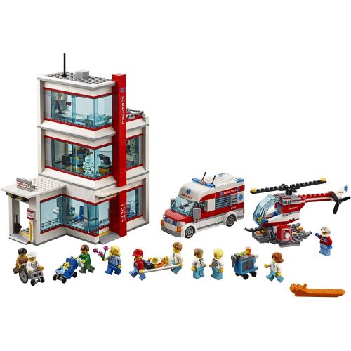  LEGO City Hospital 60204 Building Kit (861 Pieces)