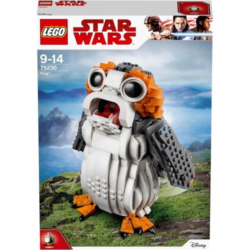  LEGO Star Wars PORG Building Set, Ahch-to Sea-Dwelling Bird Figure, Collectible Model