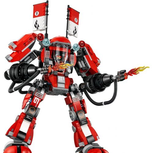  LEGO NINJAGO Movie Fire Mech 70615 Building Kit (944 Pieces)