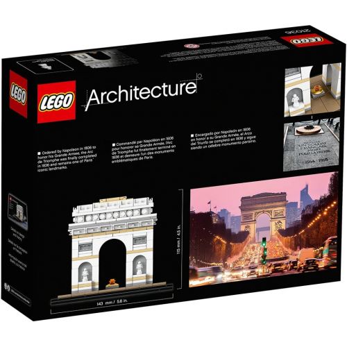  LEGO Architecture Arc De Triomphe 21036 Building Kit (386 Piece)