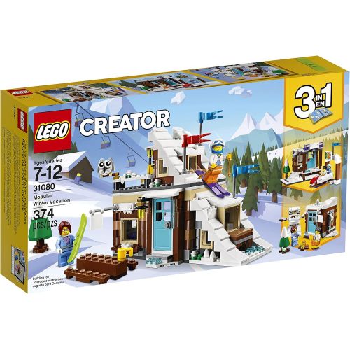  LEGO Creator 3in1 Modular Winter Vacation 31080 Building Kit (374 Piece)