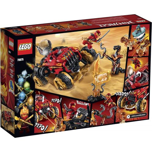  LEGO NINJAGO Katana 4x4 70675 Building Kit (450 Pieces)