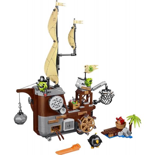  LEGO Angry Birds 75825 Piggy Pirate Ship Building Kit (620 Piece)