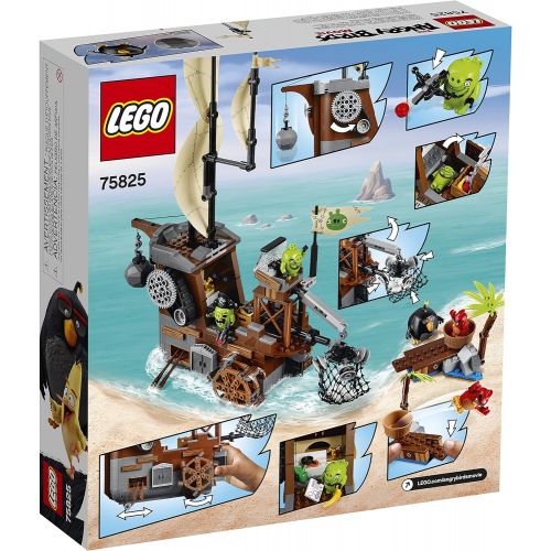  LEGO Angry Birds 75825 Piggy Pirate Ship Building Kit (620 Piece)
