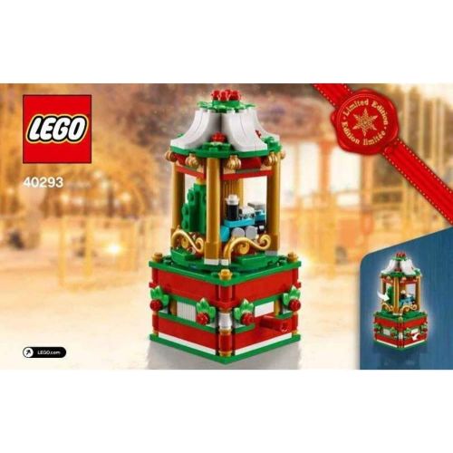  Lego 40293 Christmas Carousel 2018 Limited Edition Set