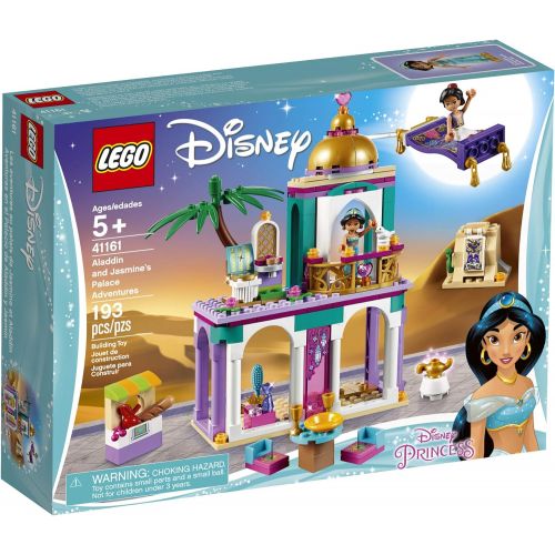  LEGO Disney Aladdin and Jasmine’s Palace Adventures 41161 Building Kit (193 Pieces)