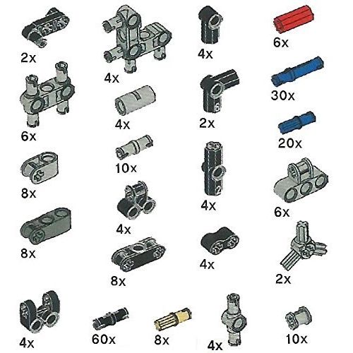  LEGO Technic Pegs, Joints, Peg-Joints Pack