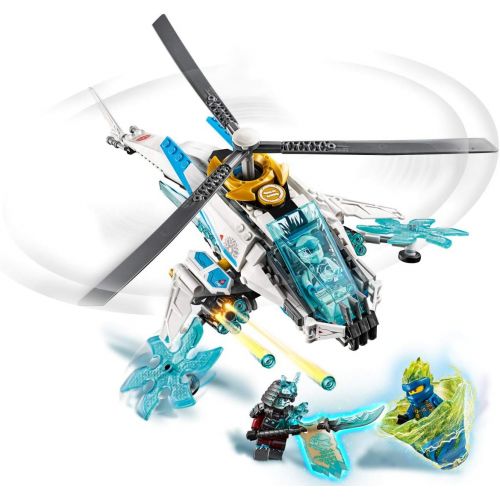  LEGO NINJAGO ShuriCopter 70673 Kids Toy Helicopter Building Set with Ninja Minifigures and Toy Ninja Weapons (361 Pieces)