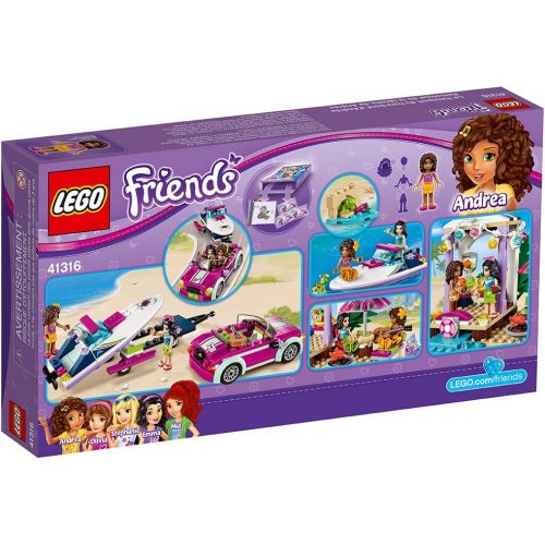  LEGO Friends Andreas Speedboat Transporter 41316 Building Kit (309 Piece)