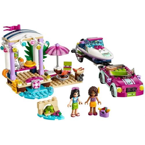  LEGO Friends Andreas Speedboat Transporter 41316 Building Kit (309 Piece)