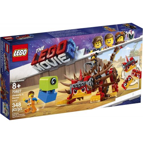  LEGO THE LEGO MOVIE 2 Ultrakatty & Warrior Lucy; 70827 Action Creative Building Kit for Kids (348 Pieces)