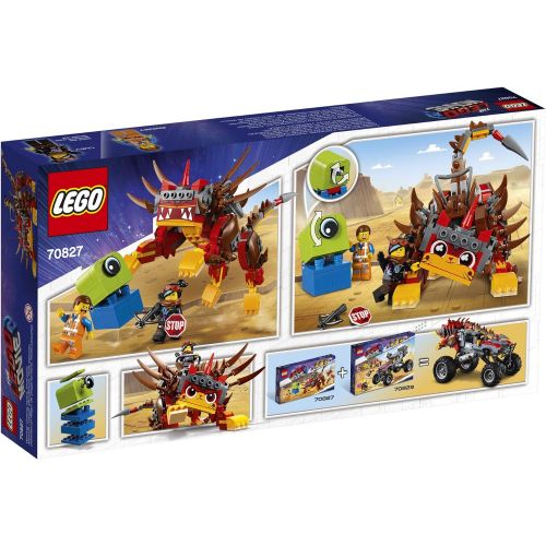  LEGO THE LEGO MOVIE 2 Ultrakatty & Warrior Lucy; 70827 Action Creative Building Kit for Kids (348 Pieces)