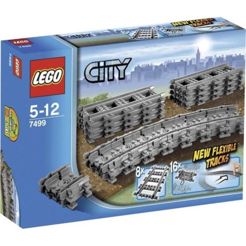  LEGO City Flexible Tracks 7499 Train Toy Accessory