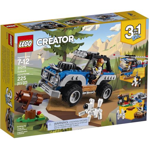  LEGO Creator 3in1 Outback Adventures 31075 Building Kit (225 Piece)