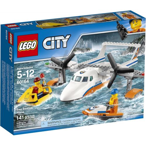  LEGO City Coast Guard Sea Rescue Plane 60164 Building Kit (141 Piece)