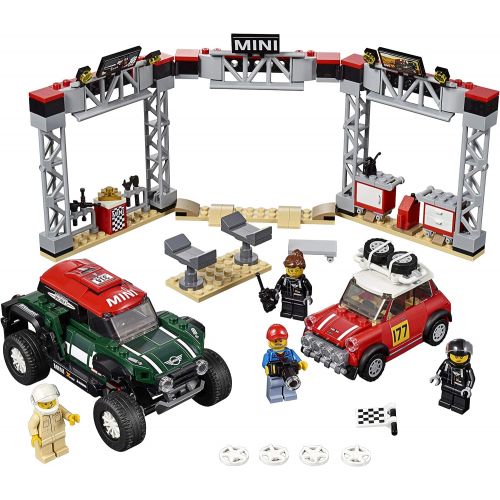  LEGO Speed Champions 1967 Mini Cooper S Rally and 2018 MINI John Cooper Works Buggy 75894 Building Kit (481 Pieces)