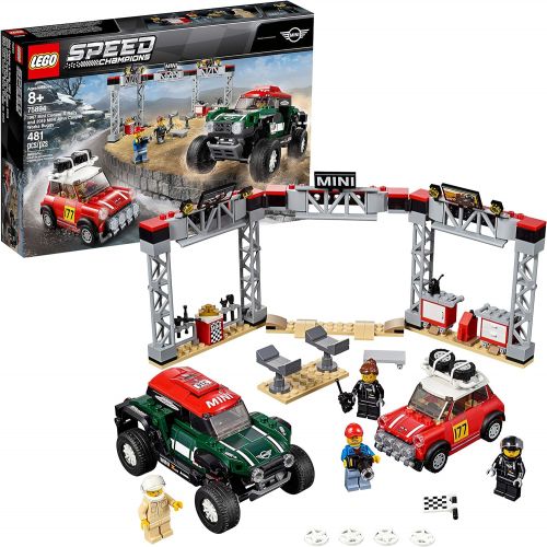  LEGO Speed Champions 1967 Mini Cooper S Rally and 2018 MINI John Cooper Works Buggy 75894 Building Kit (481 Pieces)