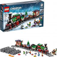 LEGO Creator Expert Winter Holiday Train 10254 Christmas Train Set with Full Circle Train Track, Locomotive, and Spinning Christmas Tree Toy (734 Pieces)