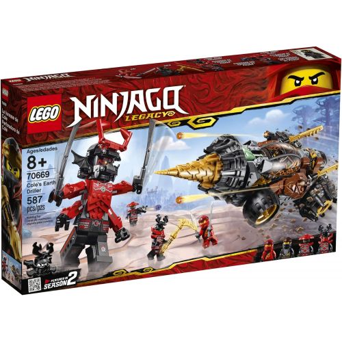  LEGO NINJAGO Legacy Cole’s Earth Driller 70669 Building Kit (587 Pieces)