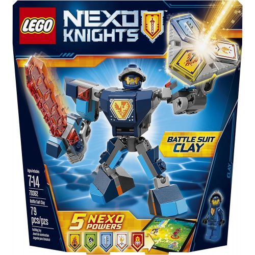  LEGO Nexo Knights Battle Suit Clay 70362 Building Kit (79 Piece)