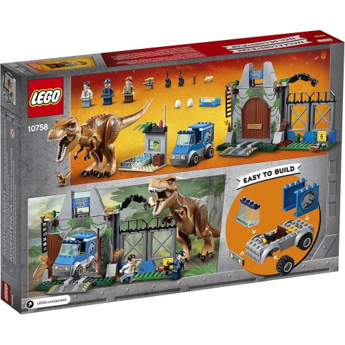  LEGO Juniors/4+ Jurassic World T. rex Breakout 10758 Building Kit (150 Pieces)