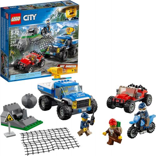  LEGO City Dirt Road Pursuit 60172 Building Kit (297 Pieces)