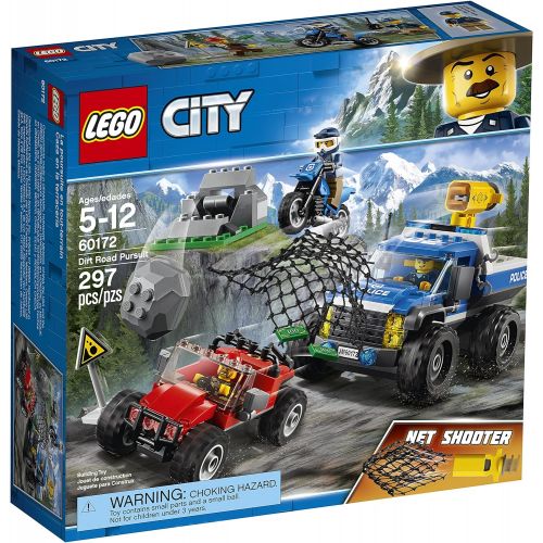  LEGO City Dirt Road Pursuit 60172 Building Kit (297 Pieces)