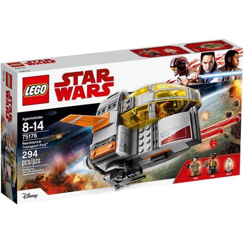  LEGO Star Wars Episode VIII Resistance Transport Pod 75176 Building Kit (294 Piece)