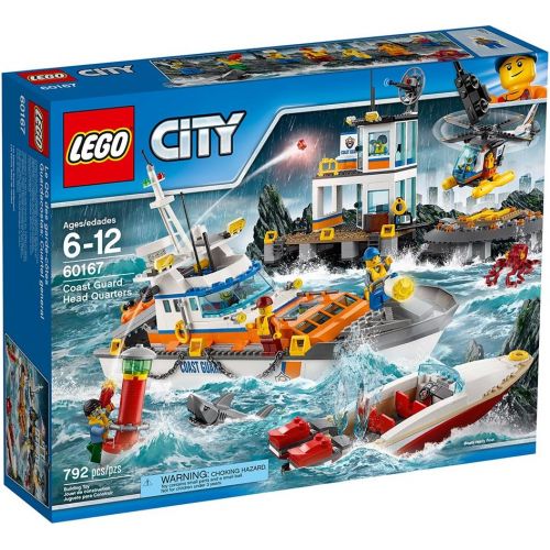  LEGO City Coast Guard Head Quarters 60167 Building Kit (792 Piece)