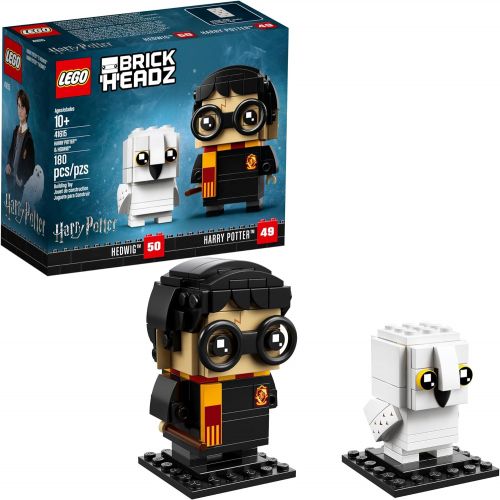  LEGO BrickHeadz 180 Piece Harry Potter & Hedwig Building Kit, Multicolor