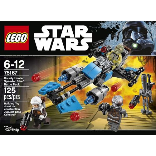  LEGO Star Wars Bounty Hunter Speeder Bike Battle Pack 75167 Building Kit