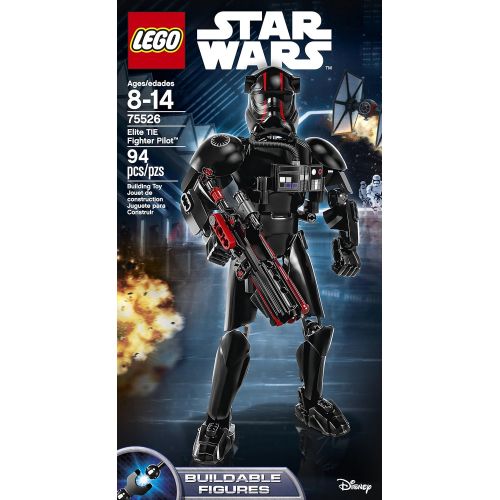  LEGO Star Wars Episode VIII Elite Tie Fighter Pilot 75526 Building Kit (94 Piece)