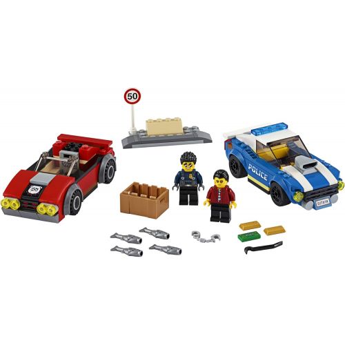  LEGO City Police Highway Arrest 60242 Police Toy, Fun Building Set for Kids, New 2020 (185 Pieces)