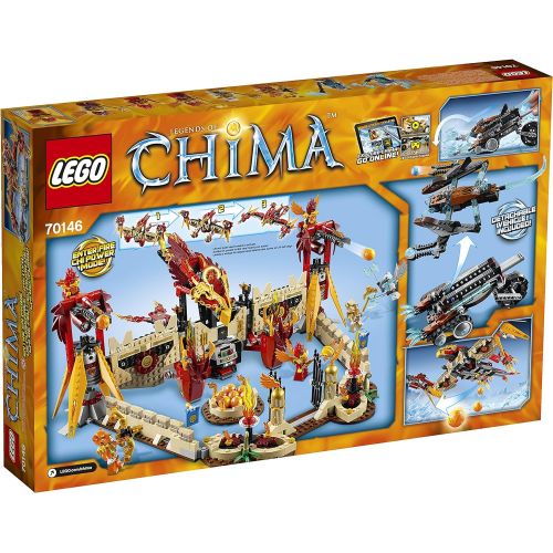  LEGO Chima 70146 Flying Phoenix Fire Temple Building Toy (Discontinued by manufacturer)