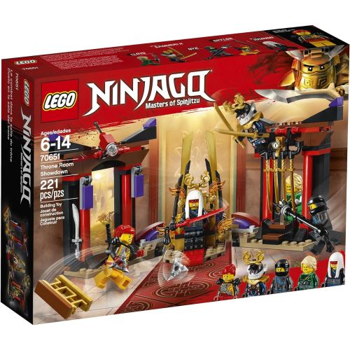  LEGO NINJAGO Masters of Spinjitzu: Throne Room Showdown 70651 Building Kit (221 Pieces)